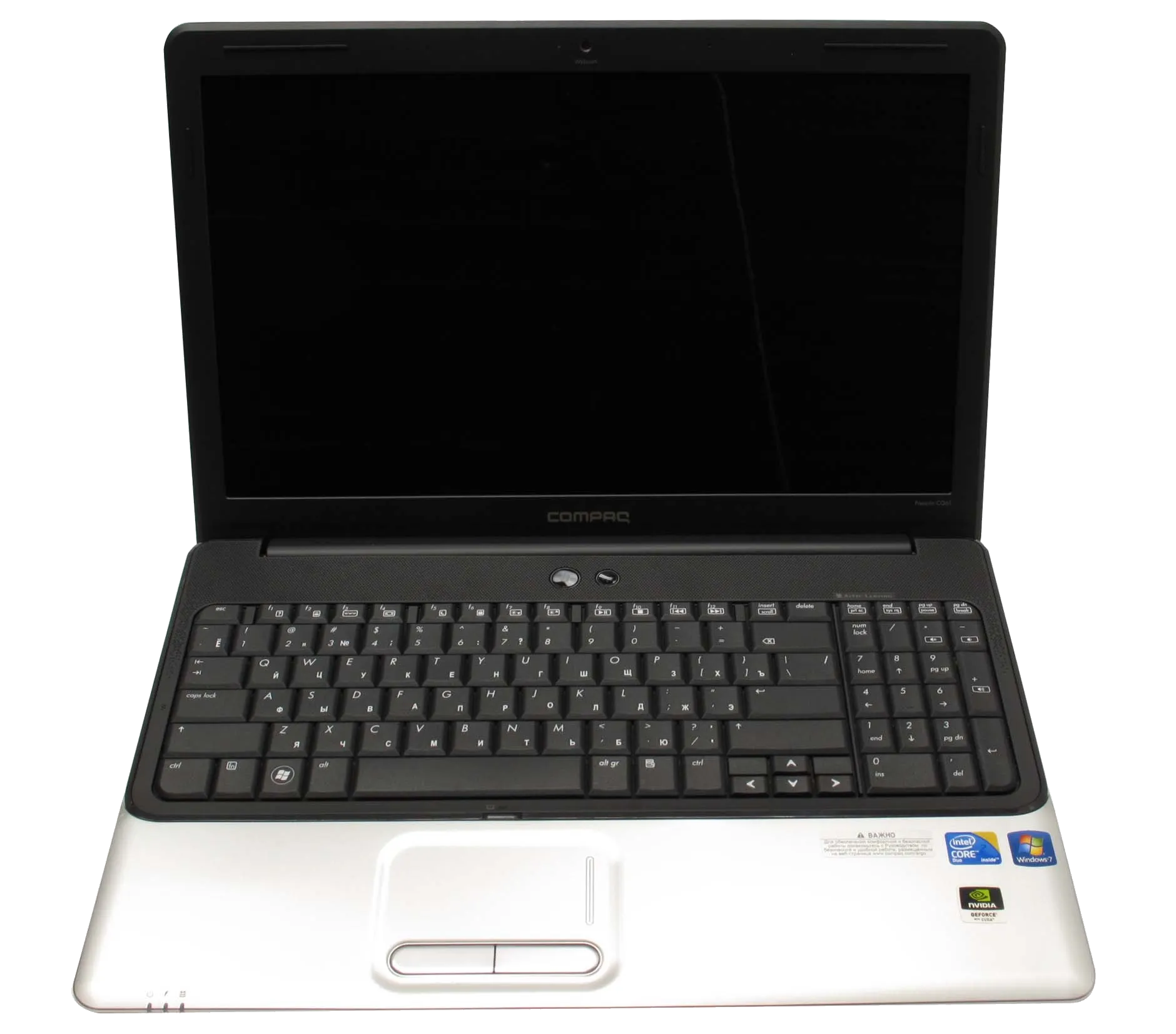 Замена видеокарты HP Compaq Presario CQ61